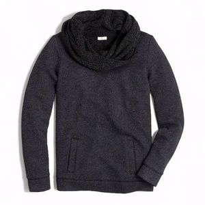J. Crew Kangaroo Pocket Funnel Neck Sweatshirt